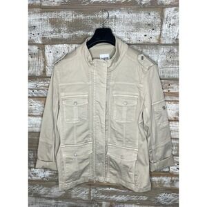 Kensie Jeans Women Tan Denim Jacket L